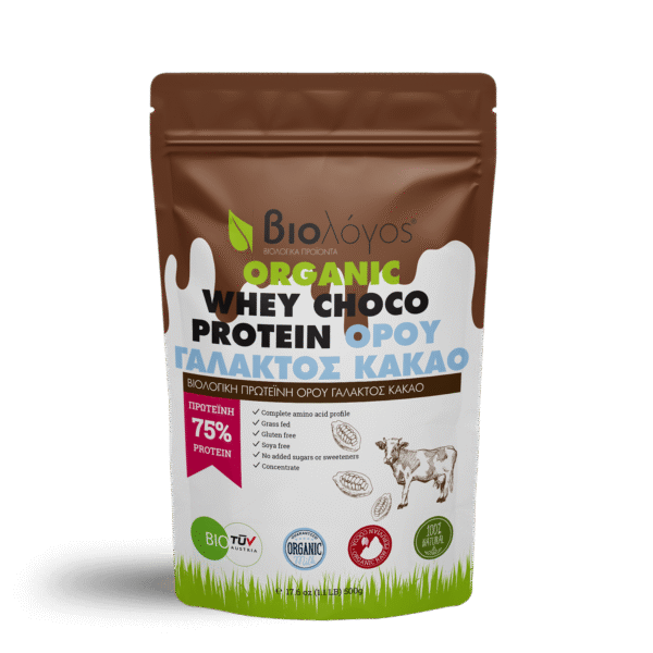 Βιολογική Πρωτεΐνη Whey Ορού Γάλακτος Κακάο 500g