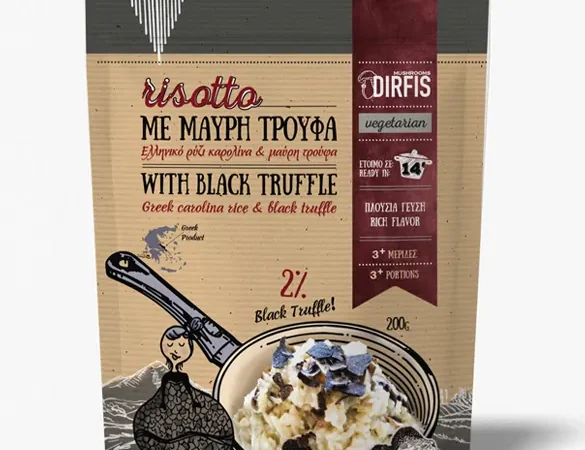 Ριζότο με μαύρη τρούφα 200g,Δίρφυς