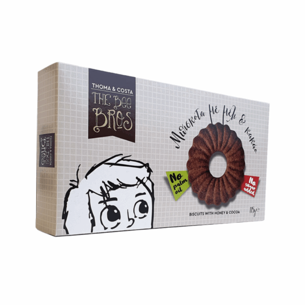Μπισκότα με μέλι και κακάο 115gr – Τhe Bee Bros
