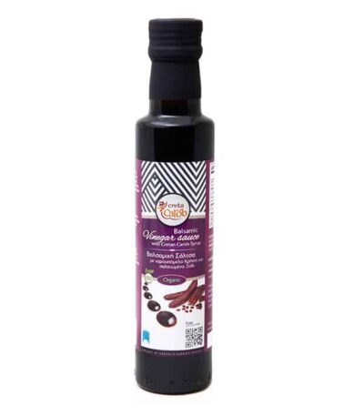 Βαλσάμικη σάλτσα με χαρουπόμελο 250ml. BIO