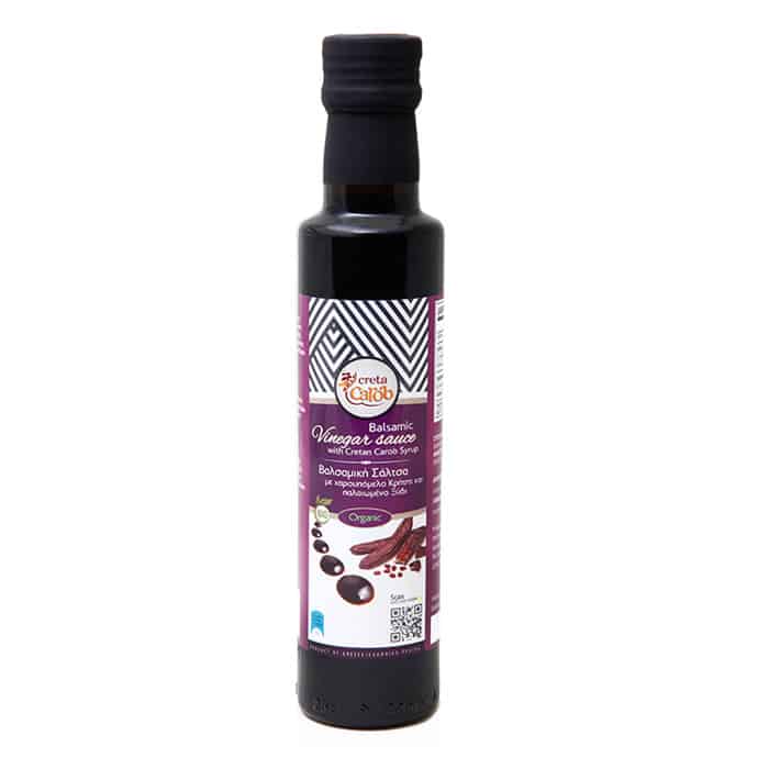 Βαλσάμικη σάλτσα με χαρουπόμελο 250ml. BIO