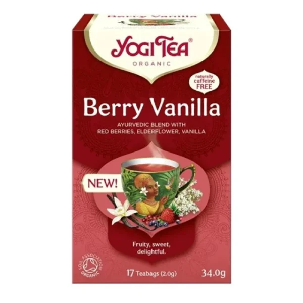 YOGI TEA BERRY VANILLA ΒΙΟ 34g