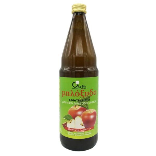 Μηλόξυδο αφιλτράριστο (Bιολογικό) (750ml)