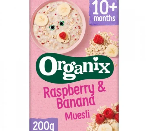 Μούσλι Βατόμουρο & Μπανάνα 10+Μ (200γρ) Organix