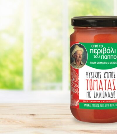 Φυσικός Χυμός Τομάτας σε Ελαιόλαδο