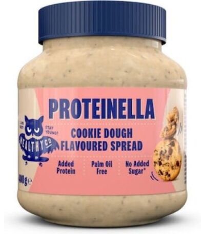 Πραλίνα Proteinella Cookie Dough Μπισκότου Χωρίς Προσθήκη Ζάχαρης, 360gr HealthyCo