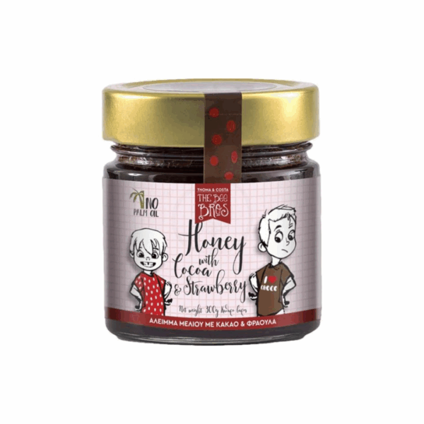 Άλειμμα μελιού με κακάο & μπανάνα 300gr – The Bee Bros
