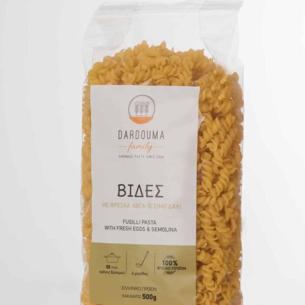 Dardouma Βίδες με Φρέσκα Αυγά και Σιμιγδάλι