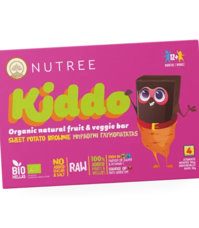 Βιολογική Μπάρα Brownie Γλυκοπατάτας 4*30gr – Nutree