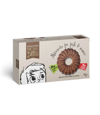 Μπισκότα με μέλι και κακάο 115gr – Τhe Bee Bros