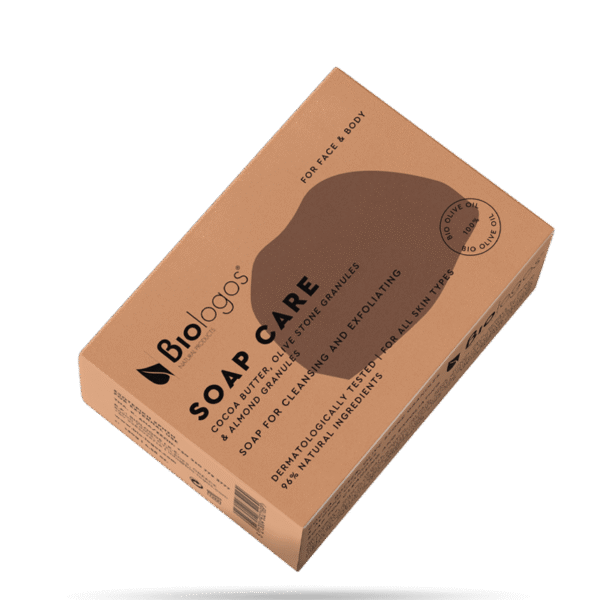 Σαπούνι Απολέπισης με Βούτυρο Κακάο, Κόκκους από Κουκούτσι Ελιάς & Αμυγδάλου 130g