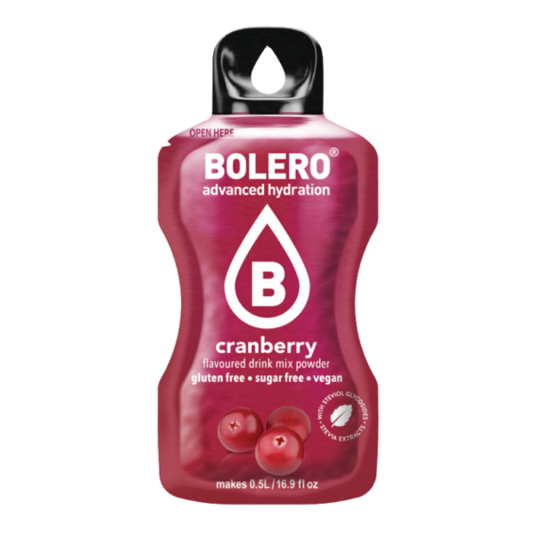 Bolero Κουτάκι Κράνμπερι (Cranberry) 12x3gr