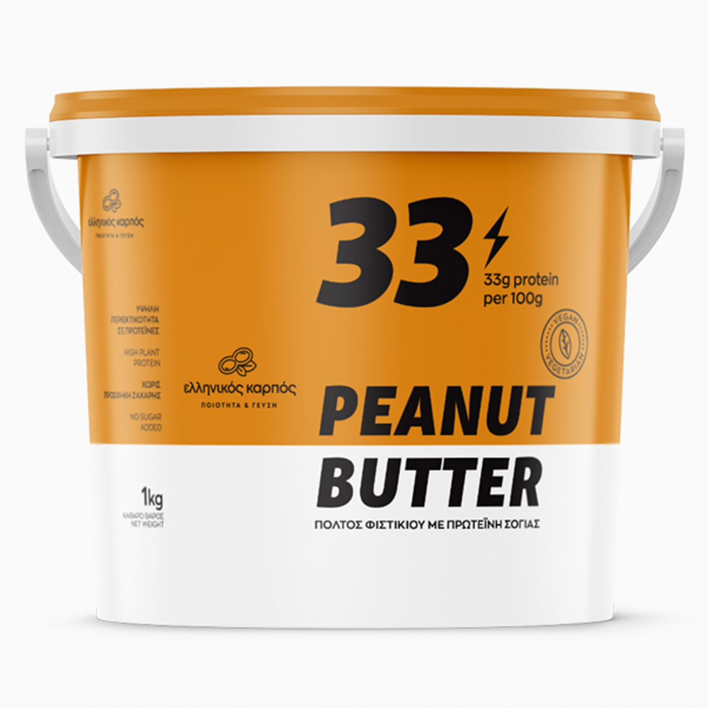 greeknut_33g_1kg_600x673 Φιστικοβούτυρο με 33g Πρωτεΐνης 1kg - Image 1