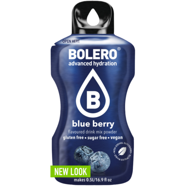 Bolero Κουτάκι Μύρτιλο (Blueberry) 12x3gr