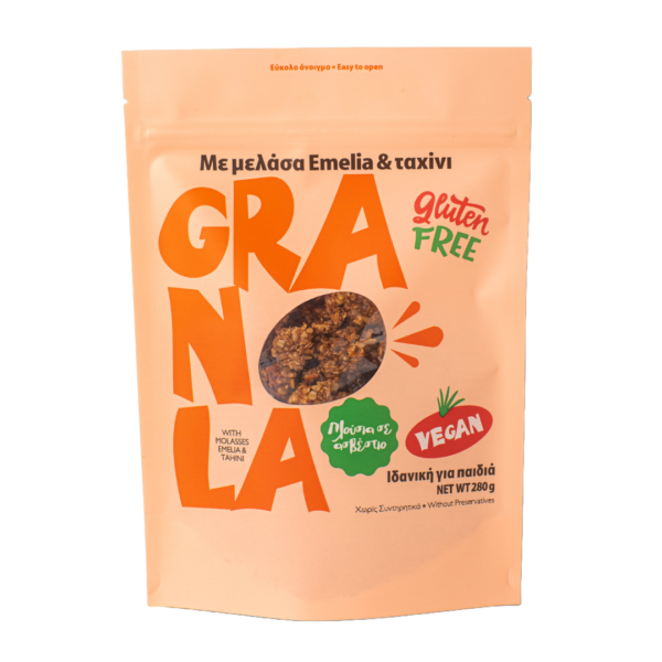 Granola με ταχίνι και μελάσα Emelia 280 g