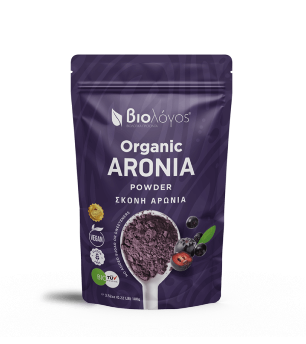 ARONIA-FRONTb-600x675-1.png Αρώνια σε Σκόνη Bio 100g - Image 1