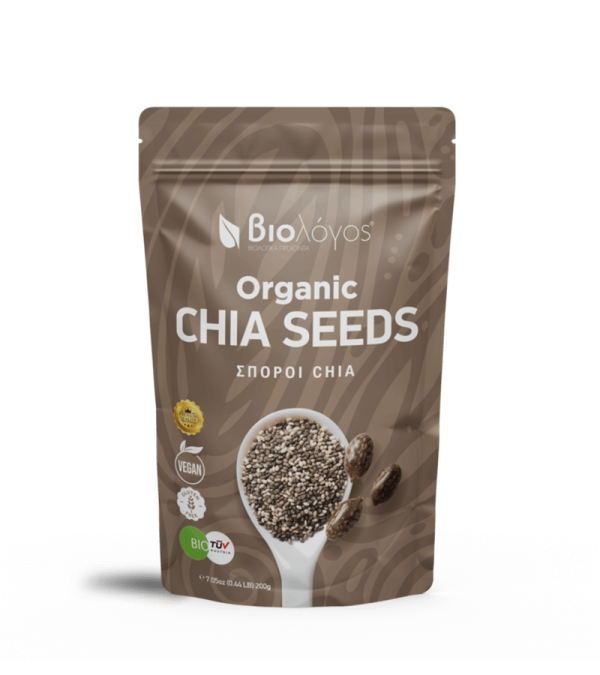 CHIA-SEEDS-FRONTb-600x675-1.png Σπόροι Chia Bio 200g - Image 1