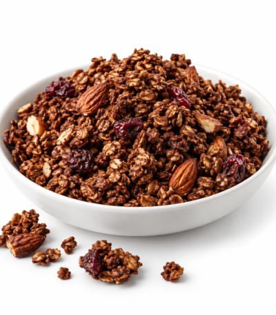 Ενδεικτική εικόνα χύμα granola με κακάο και μελάσα