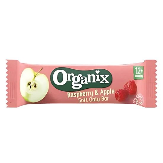 organix-B-22-01-109 Μπάρες Βρώμης Σμέουρο Μήλο singles (23γρ) – Organix - Image 1